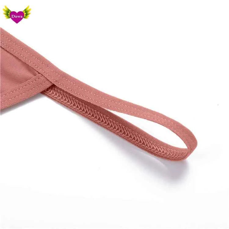 Cotton Bikini Panties T-back Thong Sexy Women Underwear 3pcs