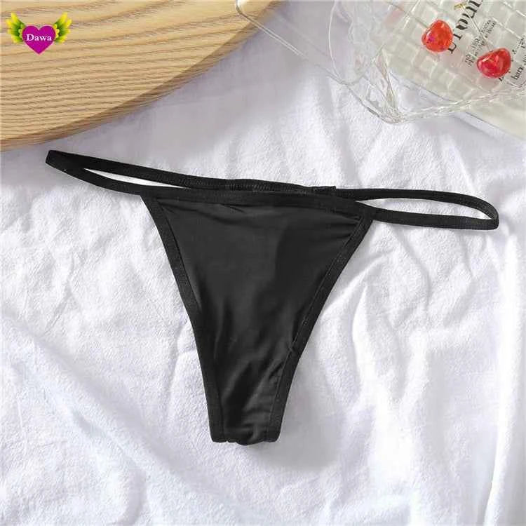 Cotton Bikini Panties T-back Thong Sexy Women Underwear 3pcs